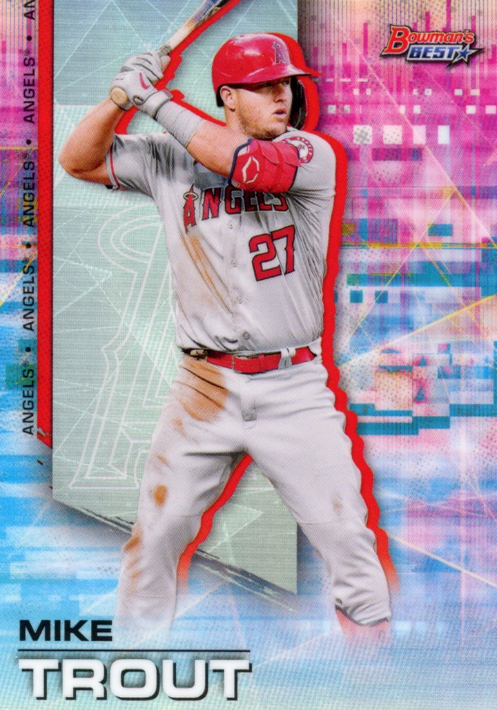 Mike Trout Bowman S Best Refractor Sports Card King