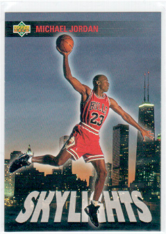 1993 94 Upper Deck Michael Jordan Skylights Basketball Card 466