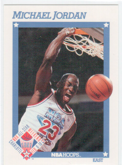1991 92 Nba Hoops Michael Jordan Most Valuable Player Basketball