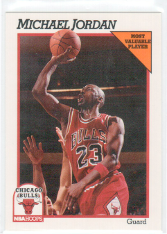 1991-92 NBA Hoops Michael Jordan Most 