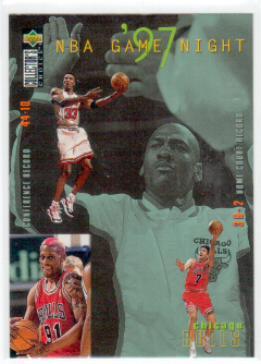 1997 98 Upper Deck Collector S Choice 97 Nba Game Night Jordan