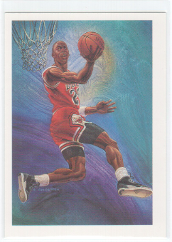 1990 Nba Hoops Michael Jordan Checklist Basketball Card 358