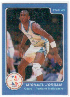 Star 85 michael jordan card