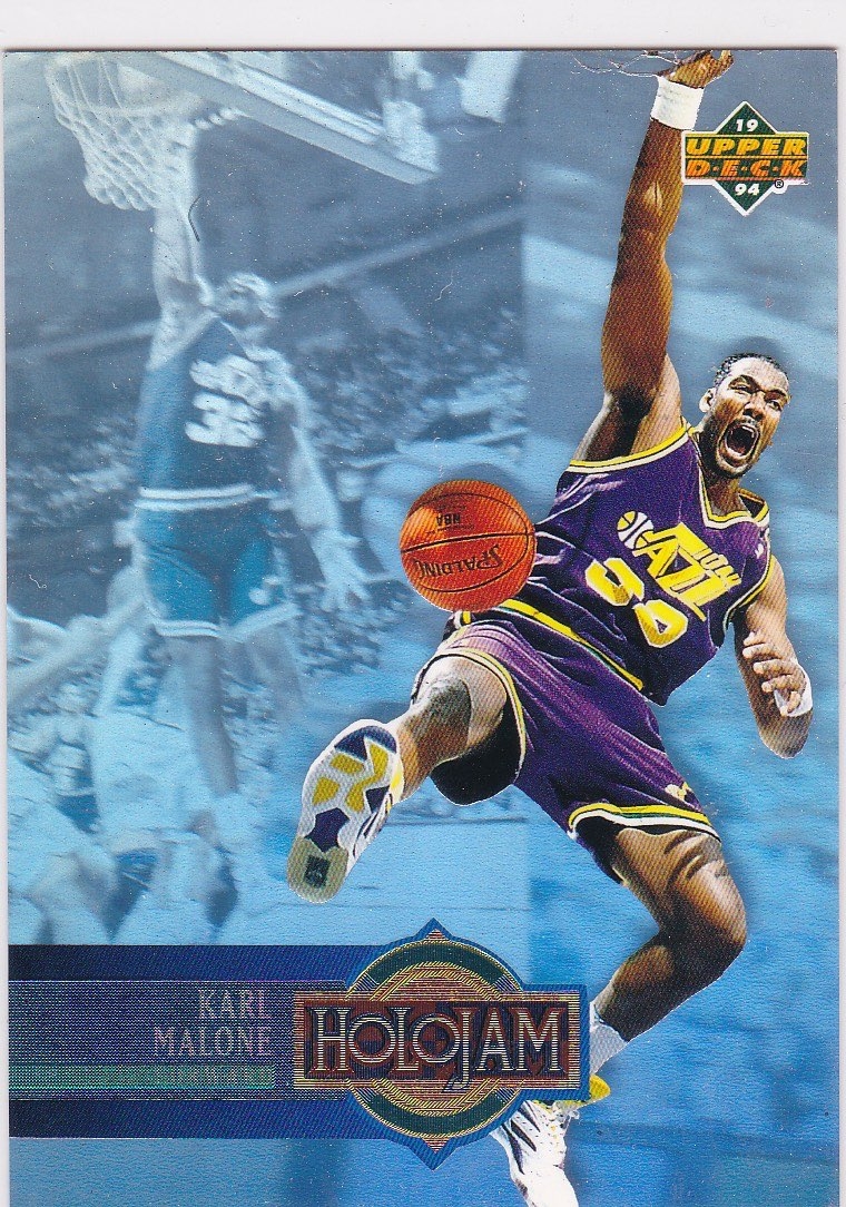 1993 94 Upper Deck Karl Malone Holojam Basketball Card H26