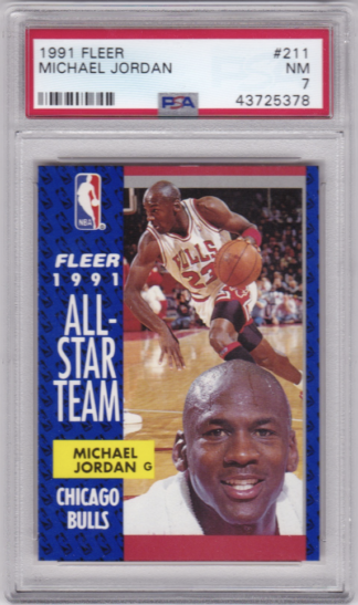 1991 Fleer Michael Jordan All-Star Team 