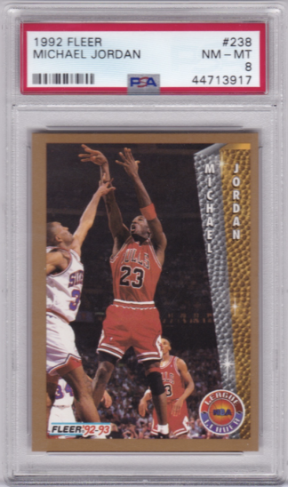 Michael Jordan 1992 Fleer #238 NBA 