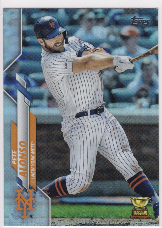 Pete Alonso 2020 Topps Series 1 #350 Rainbow Foil SP