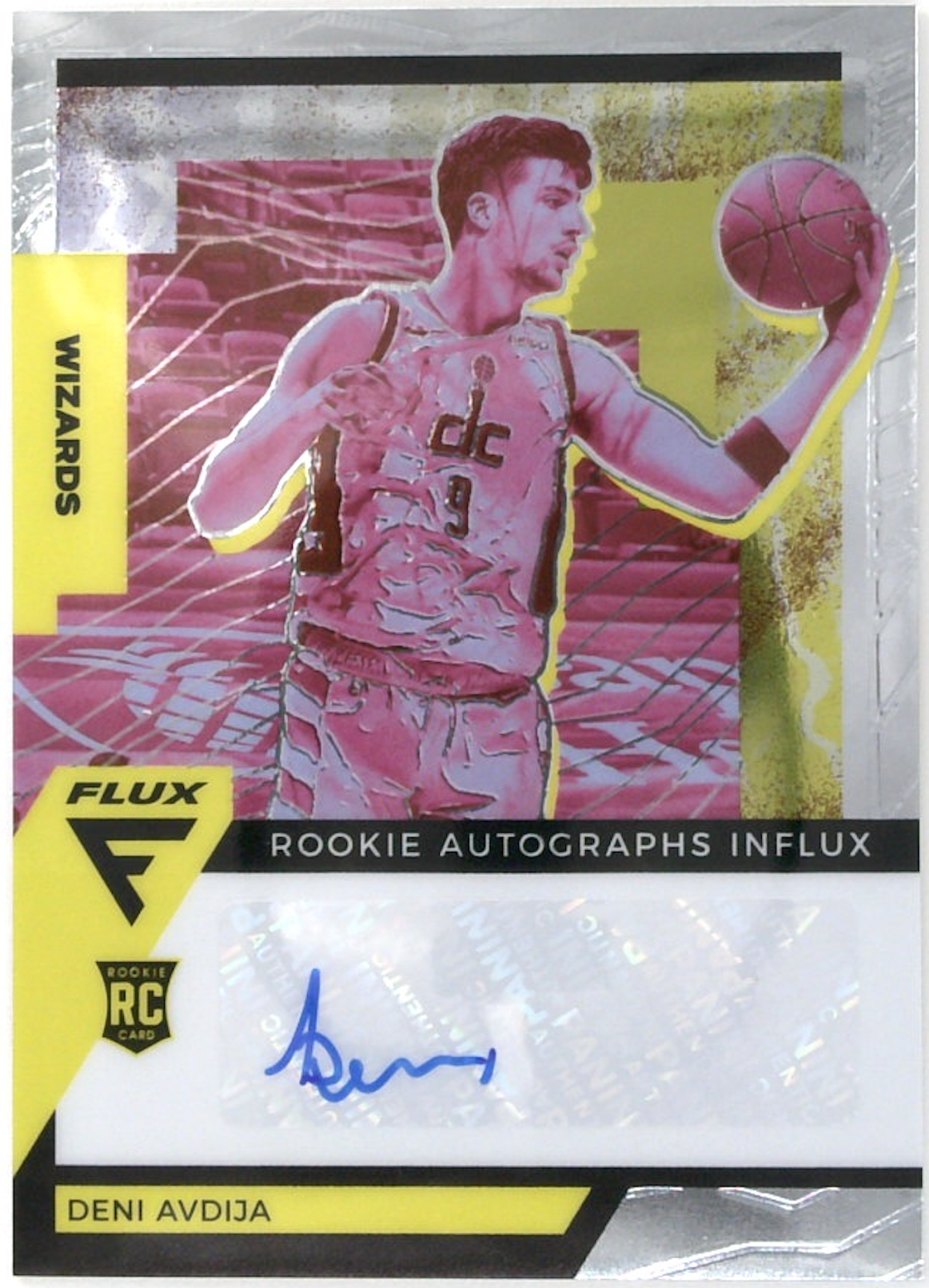 Deni Avdija 2020-21 Panini Flux Basketball Rookie Auto #RAI-DAV