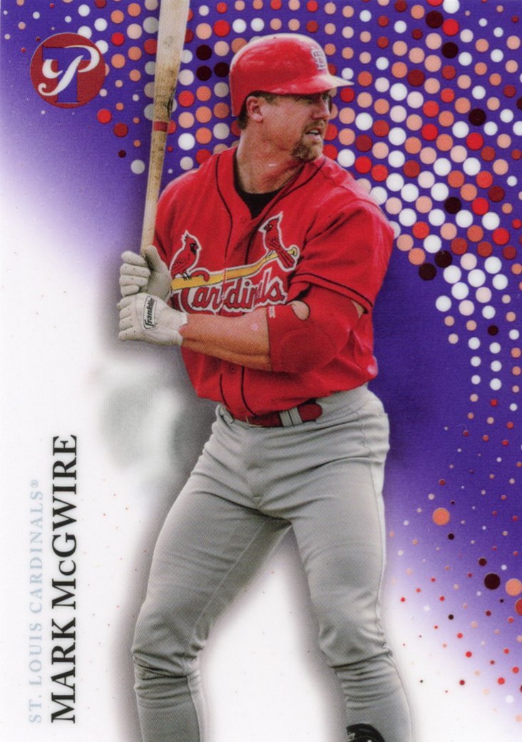 mark mcgwire cardinals baseball card
