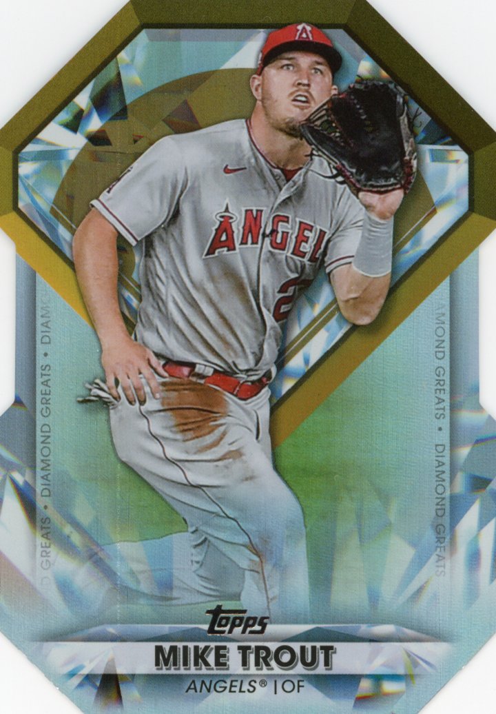 Mike Trout Los Angeles Angels by Ken Karl