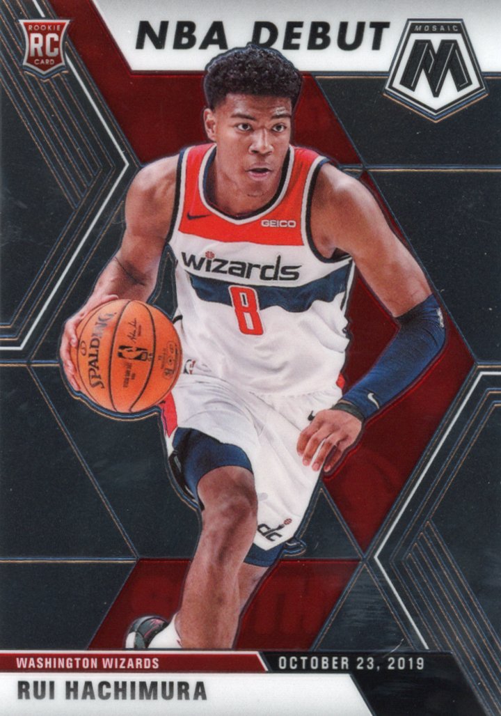 Rui Hachimura 2019-20 Panini Mosaic NBA Debut Rookie #275 - Sports Card ...