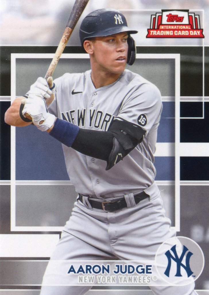 Aaron Judge 2022 Topps National Trading Card Day #NTCD-19 - Sports Card King