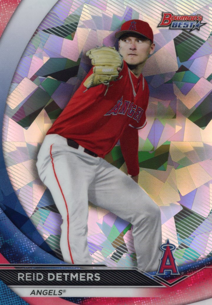 Reid Detmers 2020 Bowman's Best Top Prospect Atomic Refractor TP28