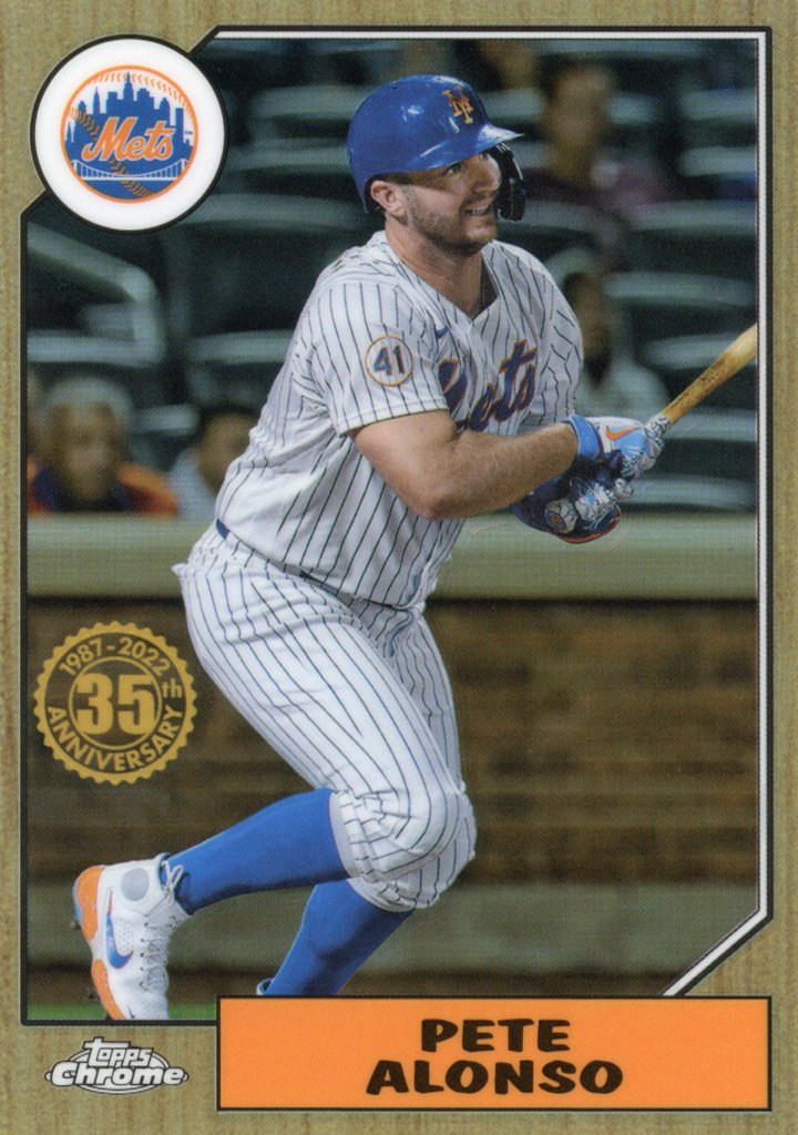 2022 Topps Series 1 Pete Alonso Number (20) Medallion JNM-PA