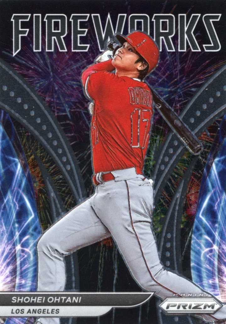 Shohei Ohtani 2022 Panini Prizm Fireworks Insert #F-3