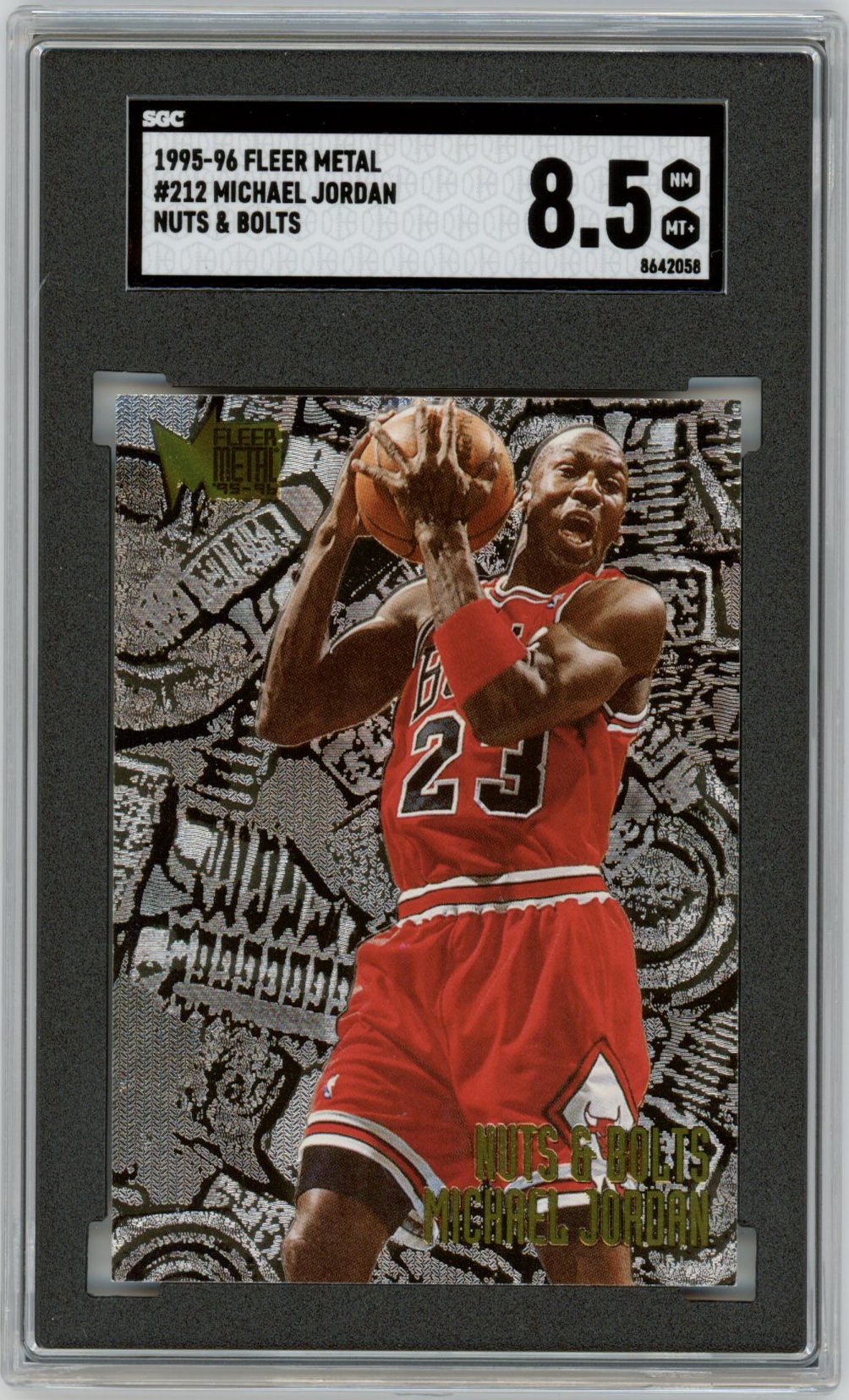 1995 Michael Jordan Fleer deals Metal