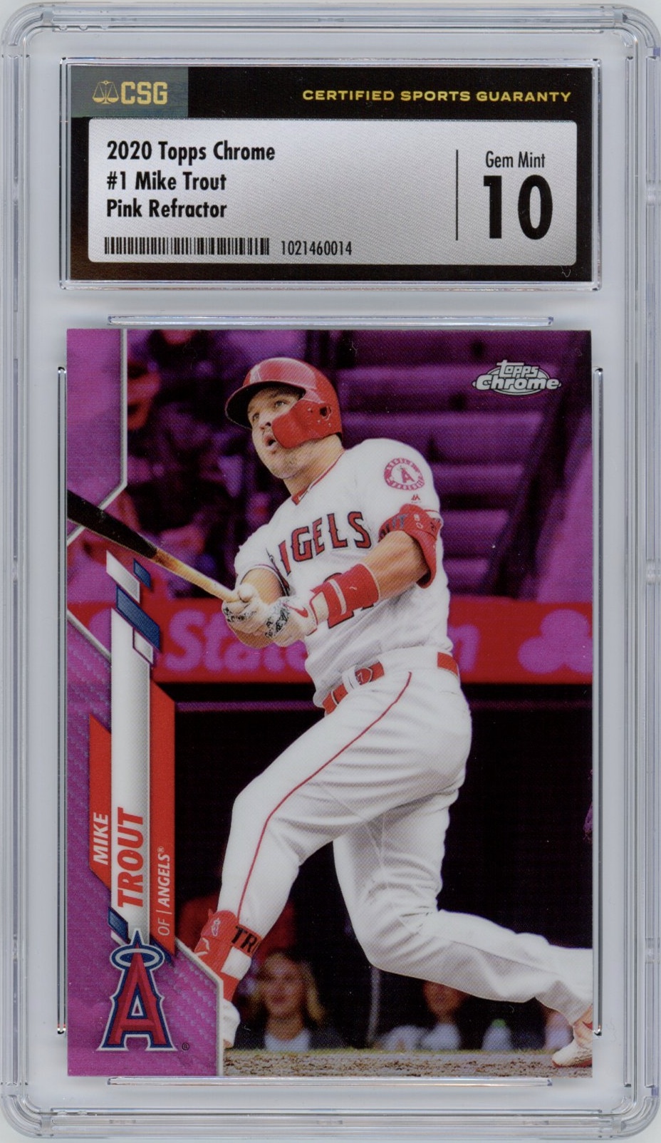 Mike Trout buy Topps Chrome 2020 Card Gem Mint 10